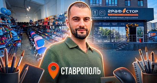 «Графстор» для новичков: интервью с партнёром, который выбрал франшизу для старта в канцелярской отрасли!