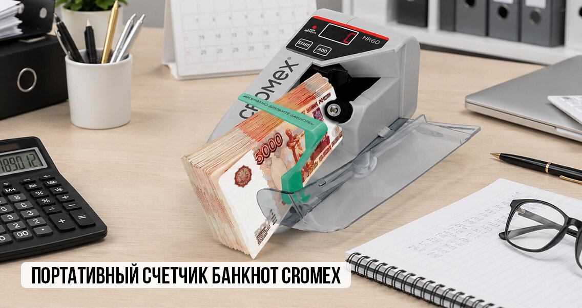 Портативный счетчик банкнот CROMEX