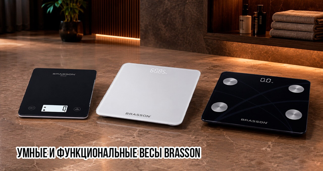 Умные и функциональные весы BRASSON