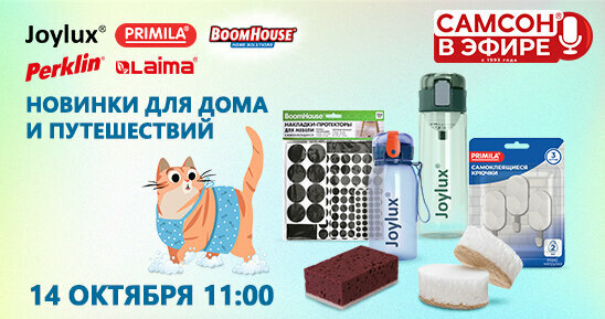 САМСОН В ЭФИРЕ: посуда и хозтовары!